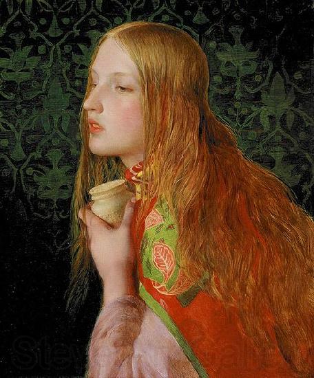 Anthony Frederick Augustus Sandys Mary Magdalene Norge oil painting art